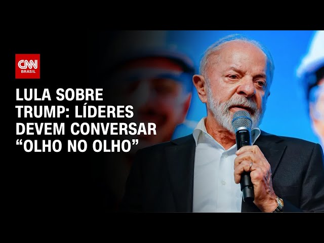 Lula diz que diálogo com Trump precisa ser “olho no olho” | CNN PRIME TIME