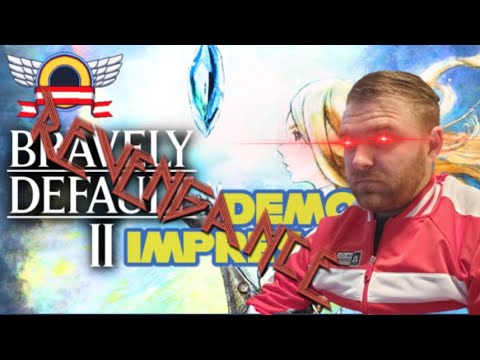 What happens when you max level in the Bravely Default II Demo?