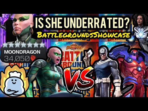 IS MOONDRAGON UNDERATTED? BATTLEGROUNDS SHOWCASE! MCOC