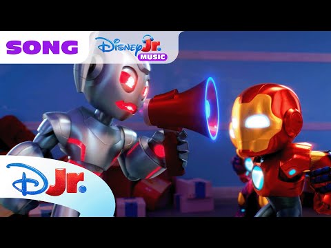 Sing to the "Ultron Song" from Marvel's Iron Man and his Awesome Friends! ☀️🦾 | @disneyjr