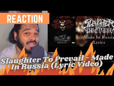 SOUTH AFRICAN REACTION TO Slaughter To Prevail - Made In Russia (Lyric Video) (HQ)