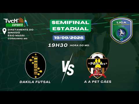 Liga MS de Futsal 2026 | Semifinal da Fase Estadual | Corguinho/MS | TVCH ESPORTE