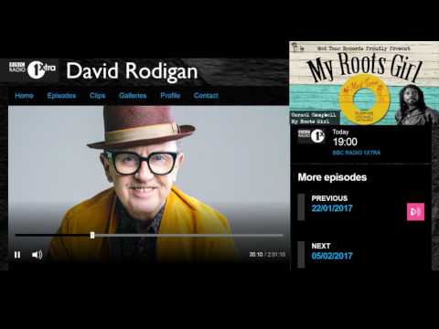 'My Roots Girl' by Cornel Campbell played by David Rodigan on the BBC 1Xtra Radio