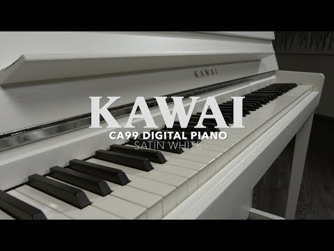 Kawai CA99 Digital Piano, Satin White | Gear4music demo