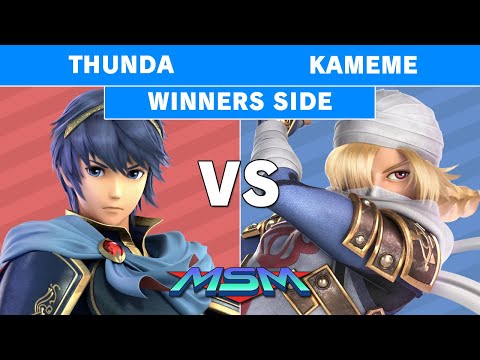 MSM 193 Thunda (Marth) vs R2G | Kameme (Wario, Sheik) Winners Pools - Smash Ultimate