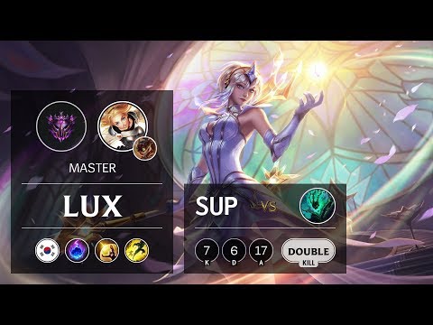 Lux Support vs Thresh - KR Master Patch 9.24