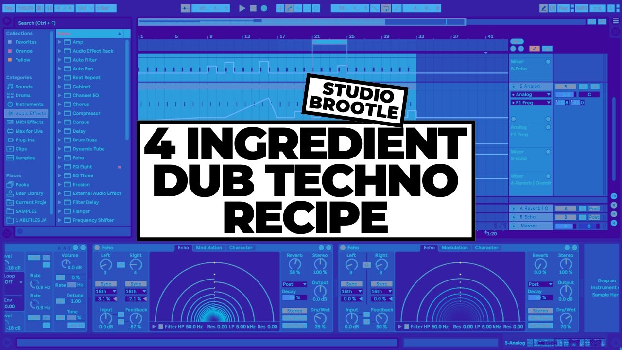 4 Ingredient Dub Techno Recipe (for Ableton Live)
