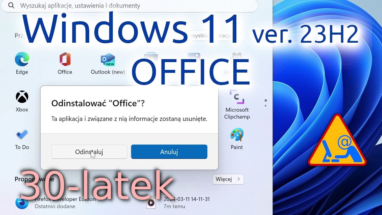Windows 11 i pakiet Office (Word, Excel PowerPoint)