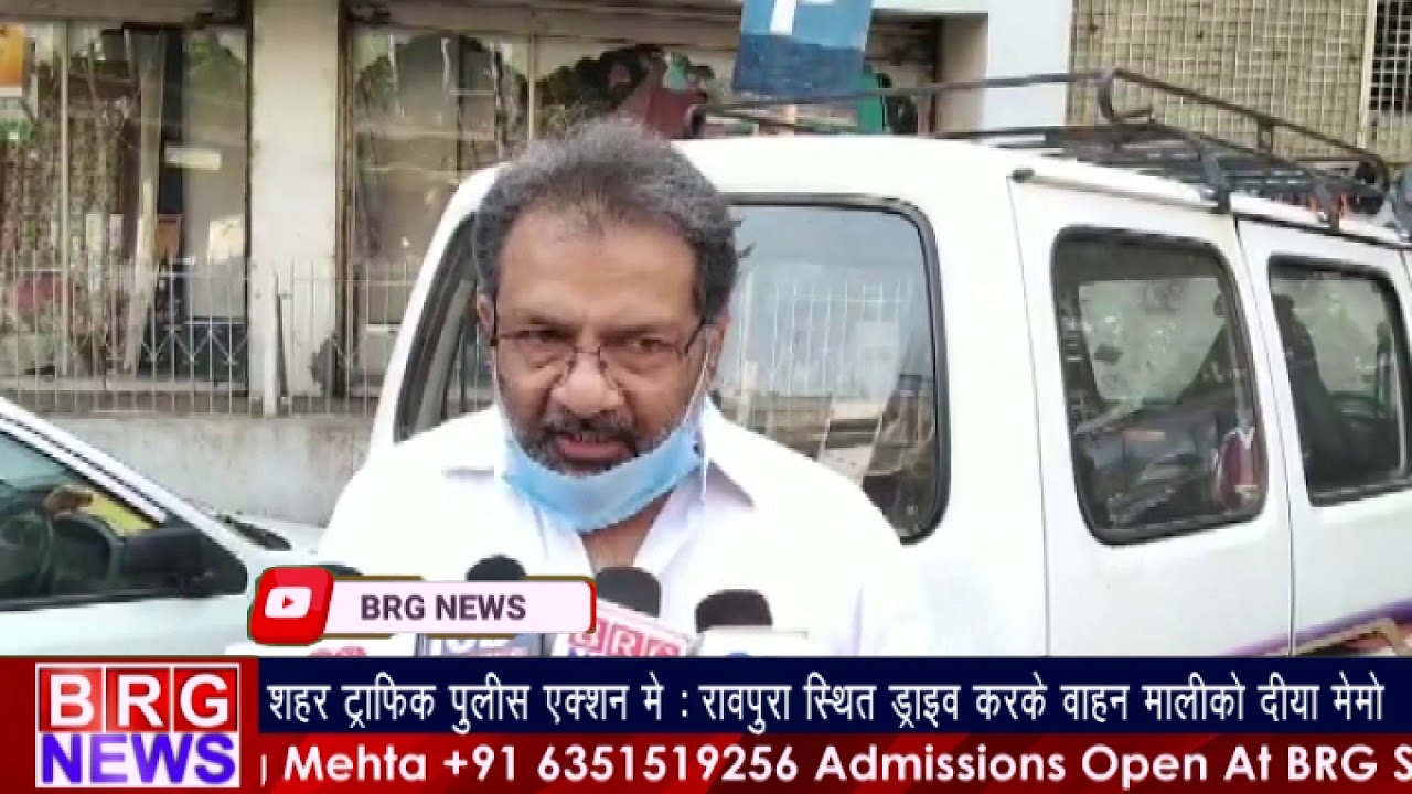 शहर ट्राफिक पुलिस एक्शन में : रावपुरा में ड्राइव करके वाहन मालिकों को दिया मेमो BRG NEWS