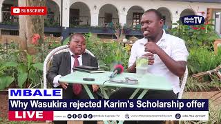 Why Anthony Wasukira rejected Karim's Scholarship Offer and accepted for Hon.Balaam