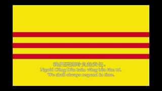 National Anthem of Republic of Vietnam (South Vietnam) &quot;Call to the Citizens&quot;  (Lyrics Correction)
