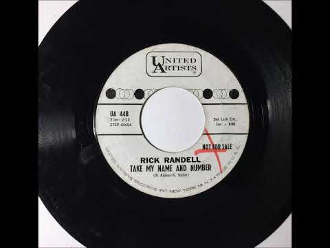 Rick Randell & Group - Take My Name And Number ~ teen doo wop
