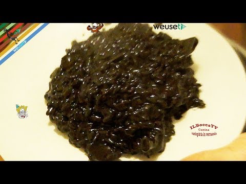 7 - Risotto al nero di seppia o riso nero...'na delizia per davvero! (primo piatto di pesce tipico)