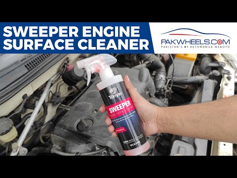 How To Clean Car Engine | Sweeper Engine Cleaner | Engine Degreaser | PakWheels