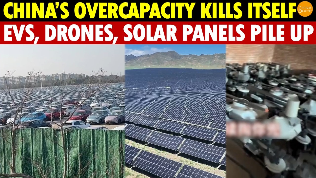 China’s Overcapacity Bomb: Mountains Of Unsold EVs, Drones And Solar Panels Threaten Global Economy