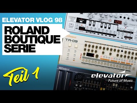 Roland Boutique Serie - Synthesizer, Drummachine - Test (Elevator Vlog 98 Teil 1 deutsch)