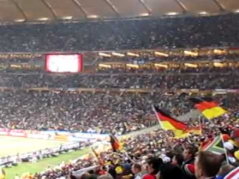 Deutsche Nationalhymne Deutschlandlied  Germany National Anthem vs Ghana World Cup 2010  Live