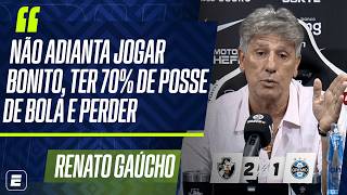 RENATO GAÚCHO DIZ QUE VASCO "SOUBE SOFRER" CONTRA O GRÊMIO E INDICA O DVD PARA ANDRÉS GOMEZ
