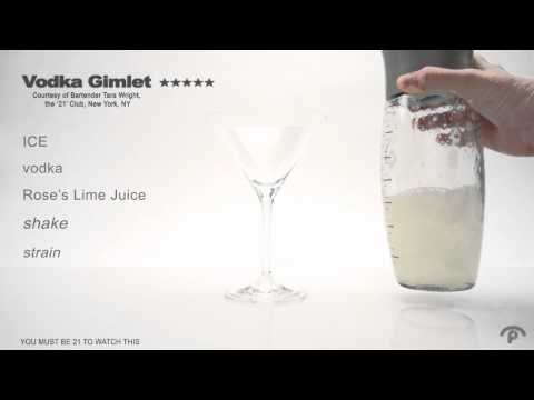 Mixology: Vodka Gimlet