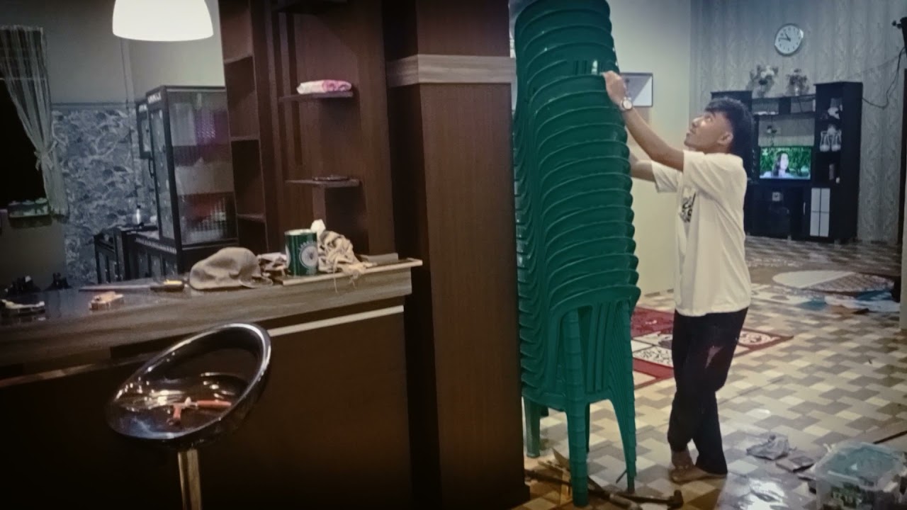 finishing melapis tiang beton hpl