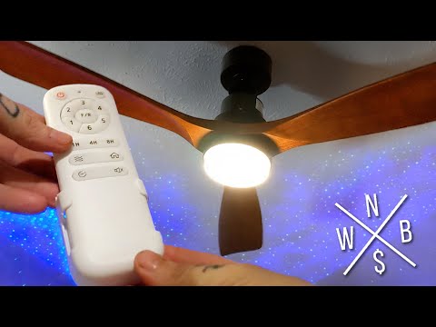 52” Wood Ceiling Fan w/ Light - Installation & Review