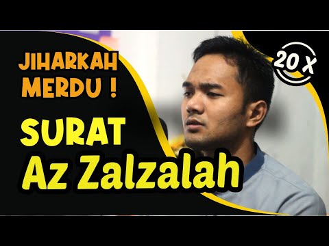 UNTUK HAFALAN SURAT AZ ZALZALAH MENGHAFAL MUDAH DENGAN IRAMA JIHARKAH || Shidqi Abu Usamah