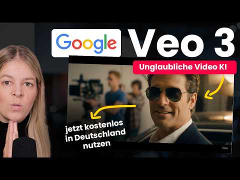Veo 3 by Google 🎬 How to create incredible AI videos with sound 🤯 Prompts & Tutorial (German) ✅
