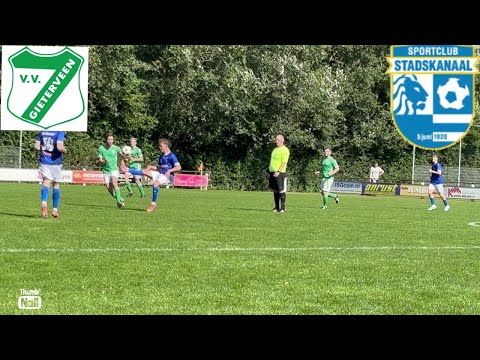 “ TERUG NAAR MIJN ROOTS"  VV GIETERVEEN - SC Stadskanaal 1-3 ( 7-9-2025 )