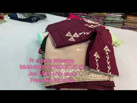 Party wear designer sarees | sowcarpet shopping 🛍 | Vera level |