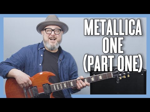Metallica One Guitar Lesson + Tutorial (Intro + Opening Solo)