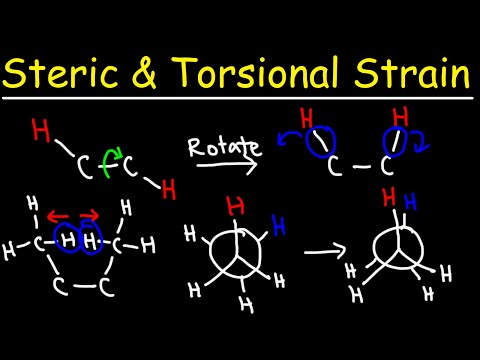 Torsional Strain and Steric Strain