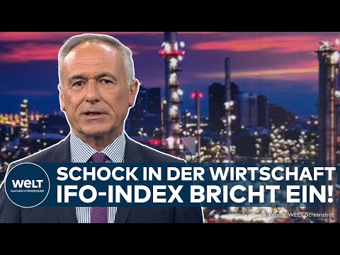 DEUTSCHLAND: Schock in Wirtschaft! Konjunktur in der Krise! IFO-Geschäftsklima sinkt überraschend