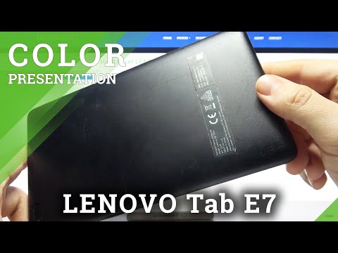Lenovo Tab E7 - Color Black - Visual Presentation