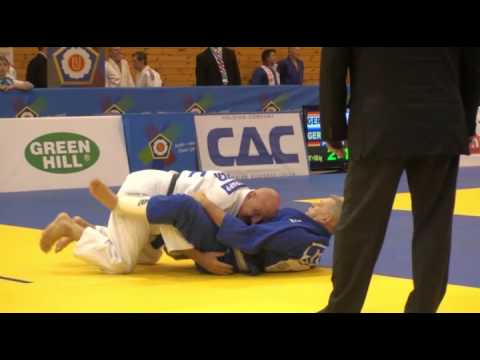 Judo Veterans EM 2011 M7 81 Trapp vs Dr