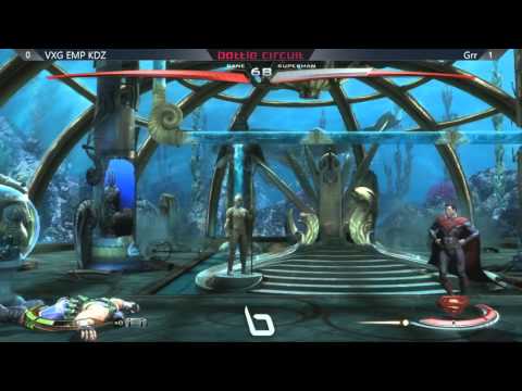 Injustice: GAU @ NLBC #28 - Grr (Bane) vs VXG EMP KDZ (Superman)