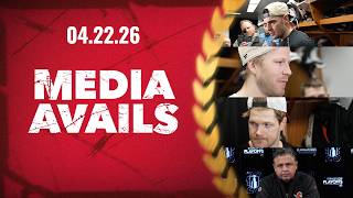 Drake Batherson, Lars Eller, Warren Flegele, Travis Green Media Availability