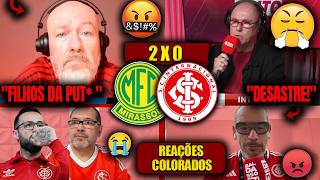 REAÇÕES dos COLORADOS - MIRASSOL 2x0 INTERNACIONAL - BRASILEIRÃO 2026 - REACT BALDASSO FICOU MALUCO