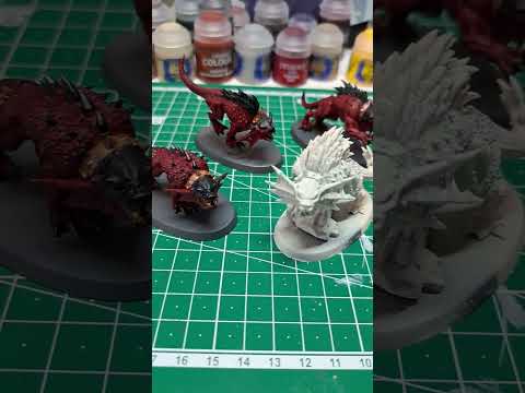 how to paint Flesh hounds of Khorne.