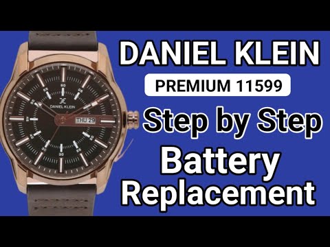 How to Replace Daniel Klein Watch Battery at Home | Simple Watch Repair Guide 🔧