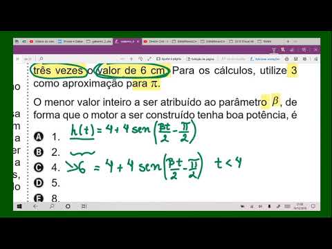Questão 180 ENEM 2019 I Trigonometria