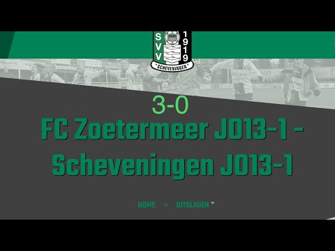 23 maart 2024 FC Zoetermeer J013-1 VS Scheveningen J013-1