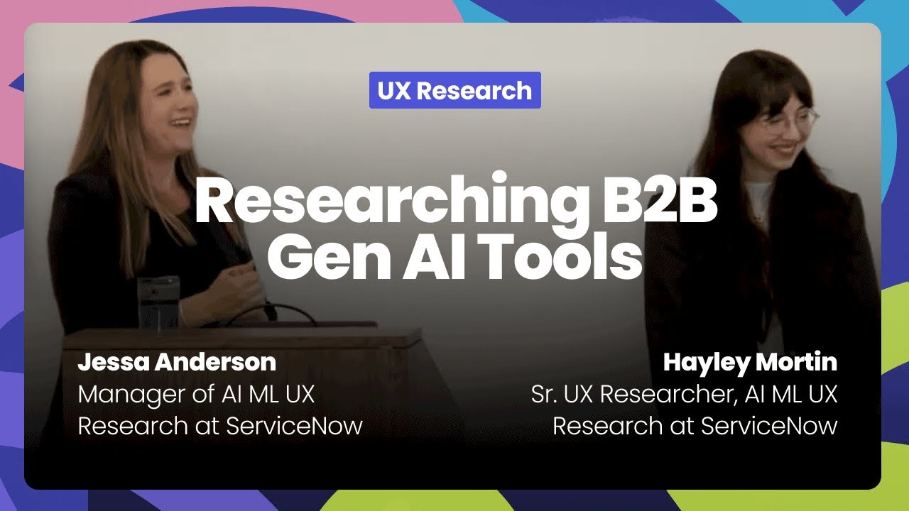 Generative AI and UX Research in the Enterprise - YouTube