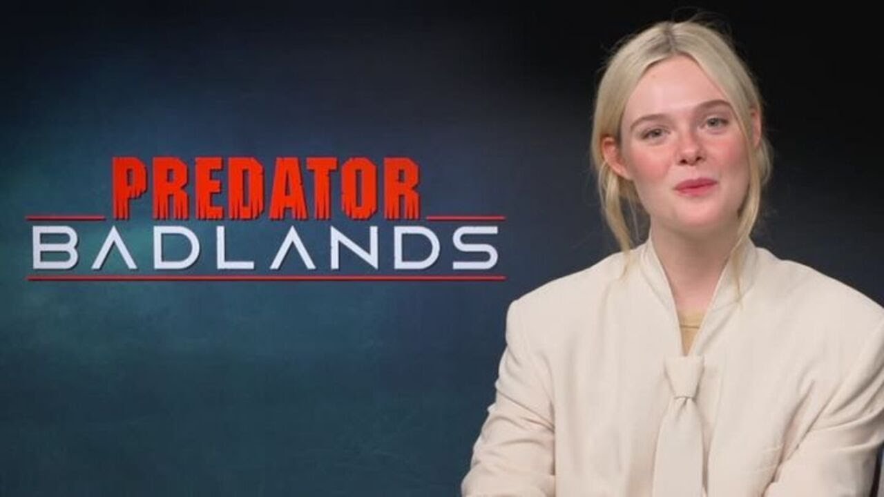 Elle Fanning e' la protagonista nel film 'Predator: Badlands'