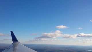 preview picture of video 'Approach/Landing at Bangor/Maine (NY) [United B757]'