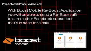 Boost Mobile Re-Boost Application for refilling accounts via Facebook