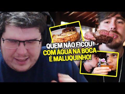 CASIMIRO REAGE: GABA NA MELHOR CHURRASCARIA DE CAMPINAS | Cortes do Casimito