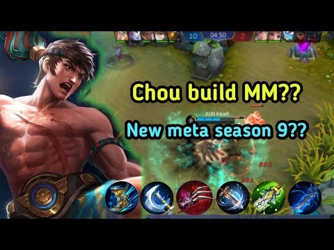 Game play Chou by XcN FeaR, Chou build MM!! 1, 2, 3 Hit KO!!