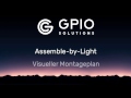 Assemble-by-Light - Visueller Montageplan