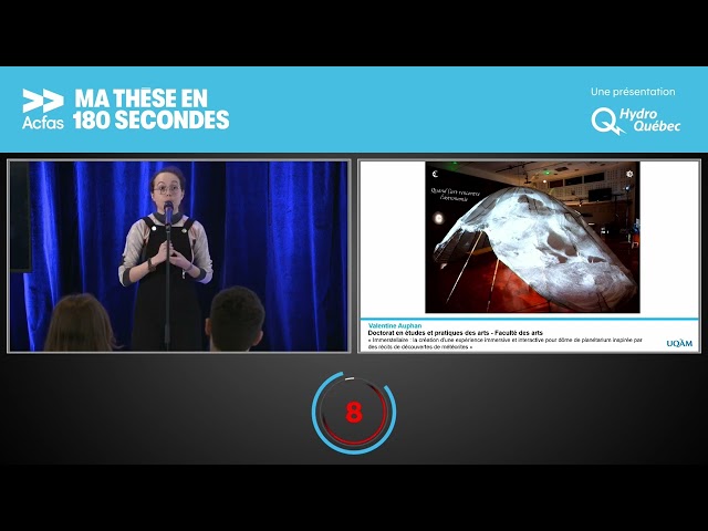 Ma thèse en 180 secondes – Finale UQAM 2024