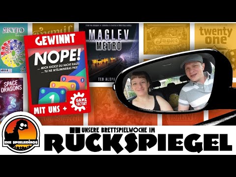 Unsere Brettspielwoche im Rückspiegel #24 Maglev Metro / Skyjo / Space Dragons / Gewinnspiel uvm.